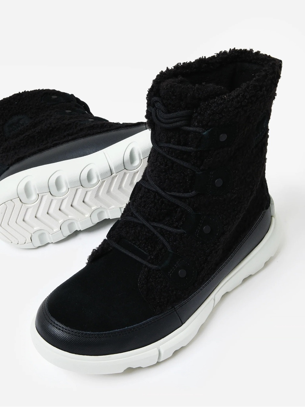 SOREL EXPLORER™ II JOAN COZY WATERPROOF SUEDE BOOT 1959361011 Black Tea Light 12
